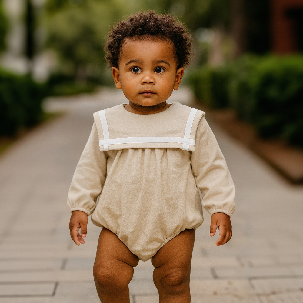 Fofettes Boys Beige Romper