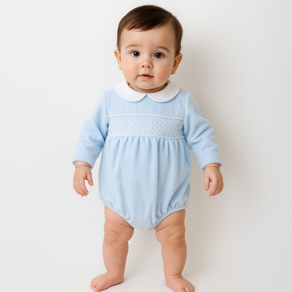 Pex Boys Blue Albert Romper
