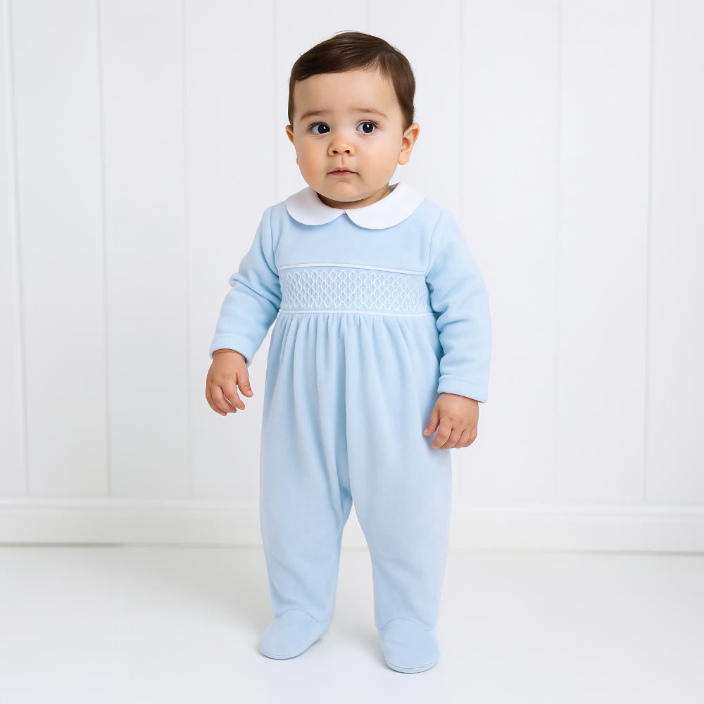 Pex Boys Blue Albert Sleepsuit