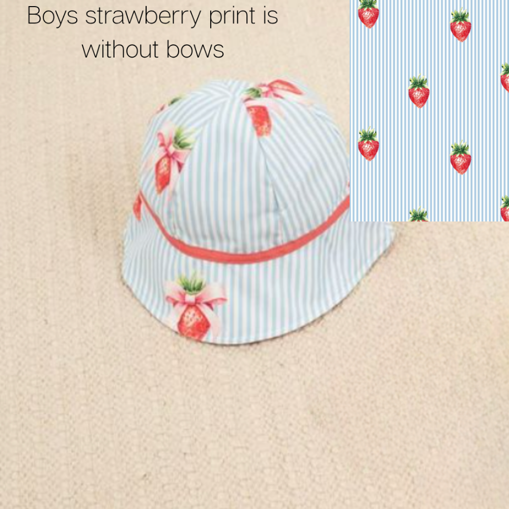Meia Pata Boys Strawberries Sun Hat SS26