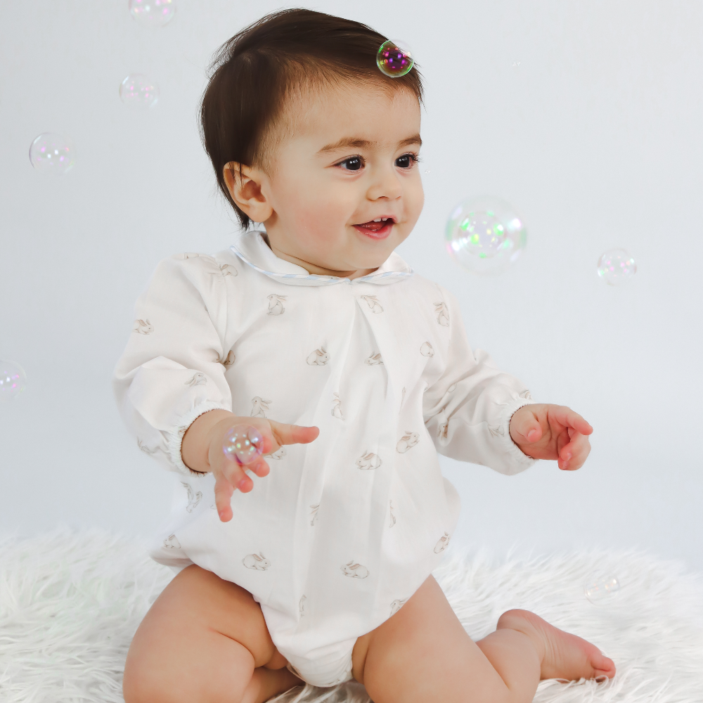 Bunny romper baby sales boy