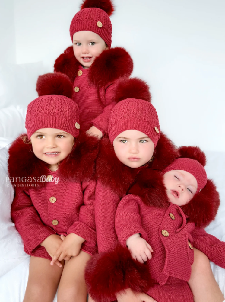 Pangasa Red Fur Jacket
