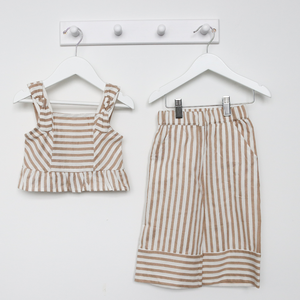 Mayoral Girls Striped Top & Trousers