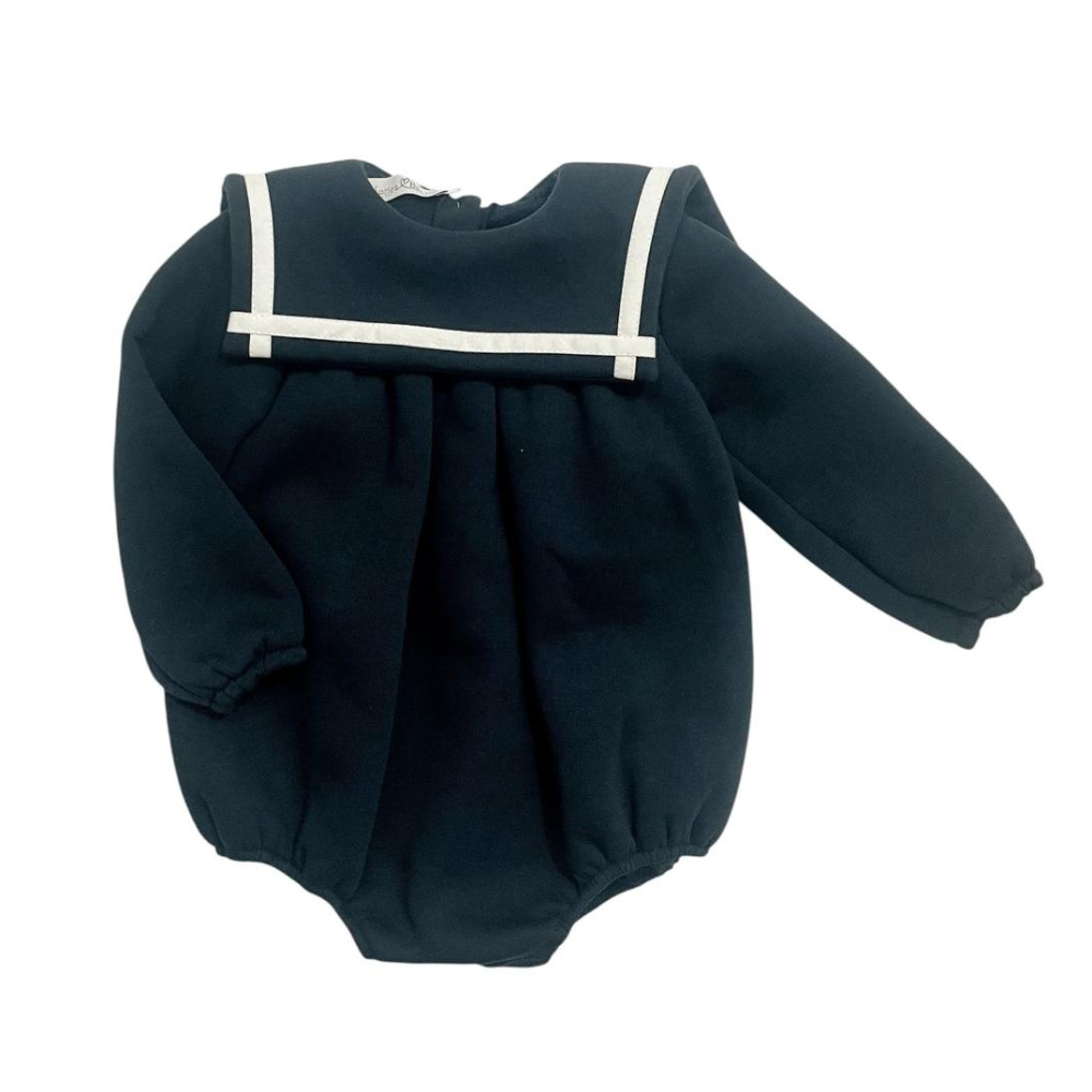 Fofettes Boys Navy Cord Romper