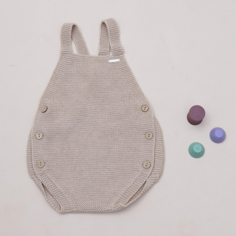 Pangasa Sand Knitted Romper