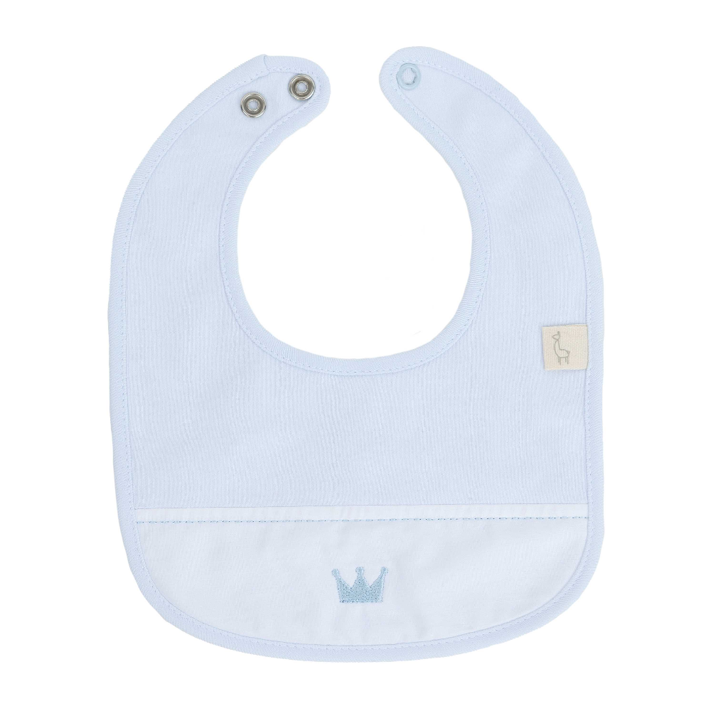 Baby Gi Boys Blue Royal Collection Bib