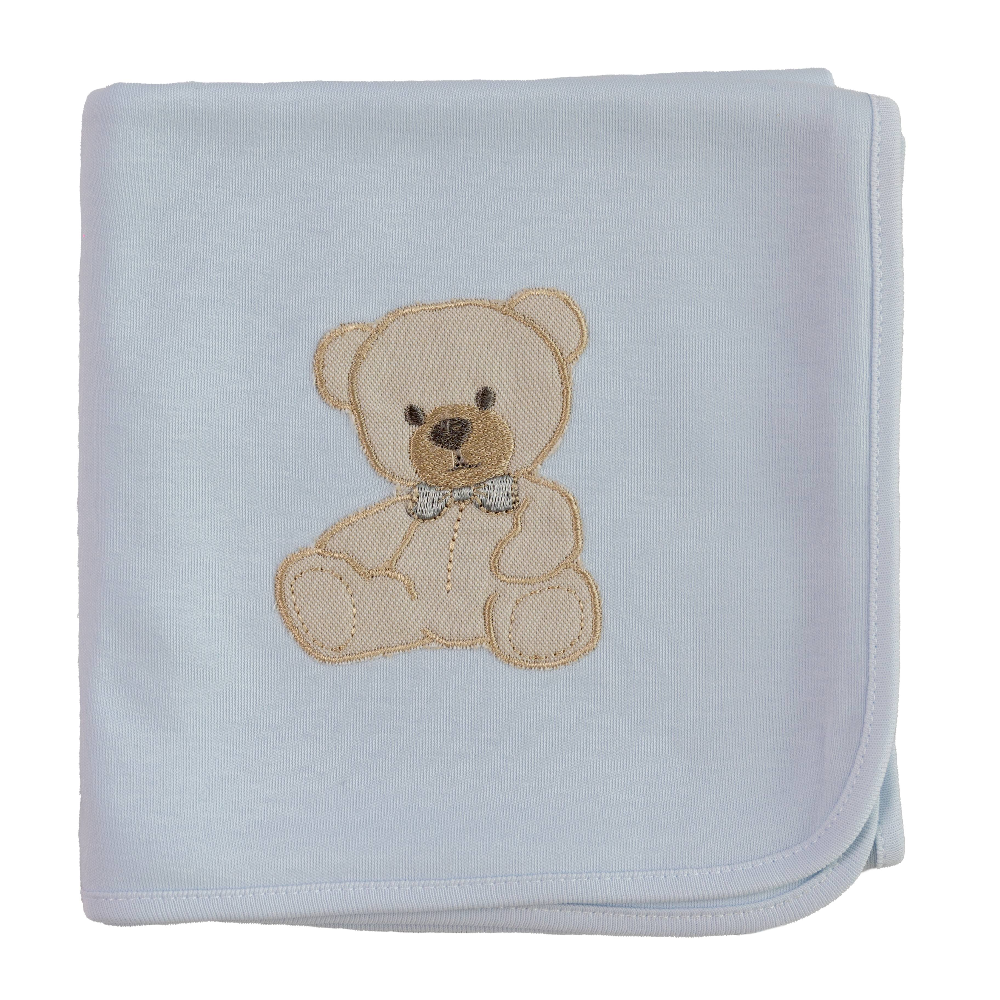 Baby Gi Sweet Teddy Blue Blanket