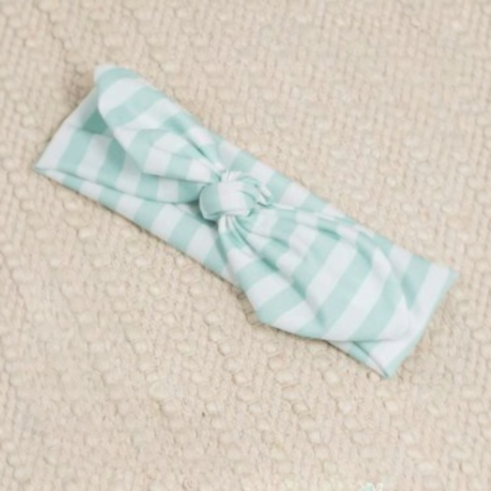 Meia Pata Mint Stripe Headband SS26