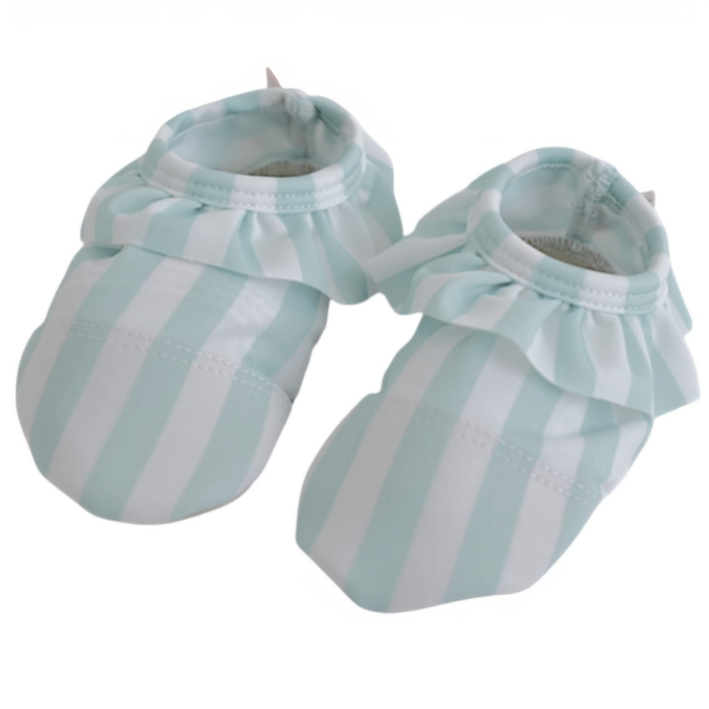 Meia Pata Girls Mint Stripe Non Slip Shoe SS26