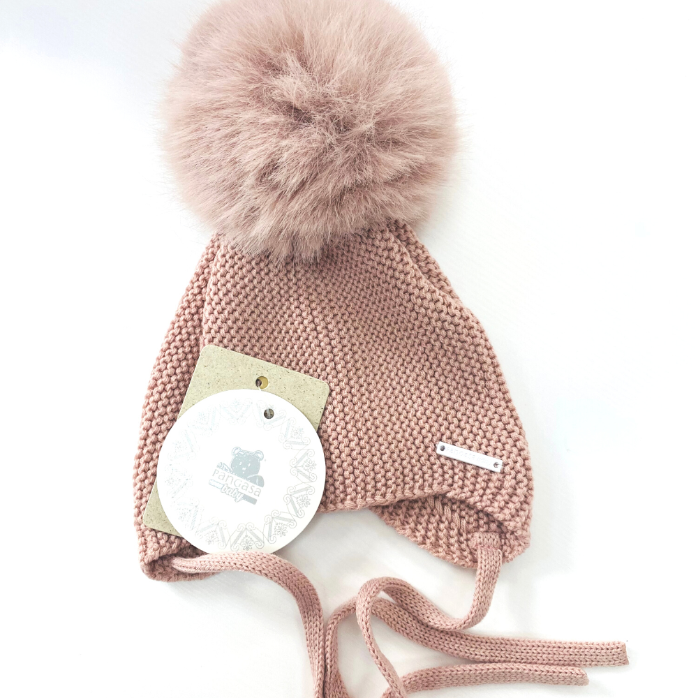 Vintage Rosa faux fur tie hat Pangasa