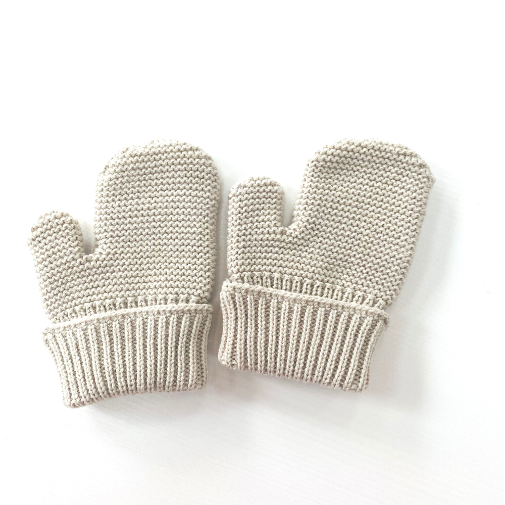Pangasa Camel Knitted Mittens