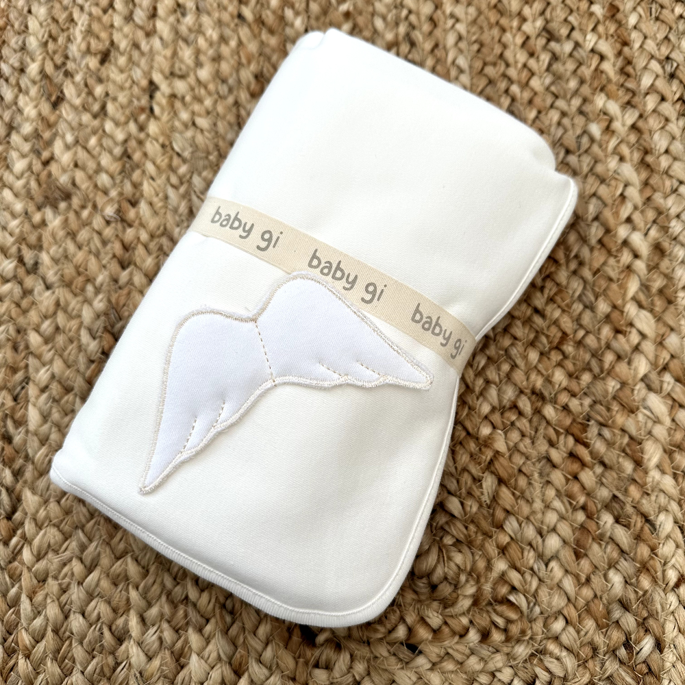 Baby Gi Angel Wings Cream Cotton Blanket