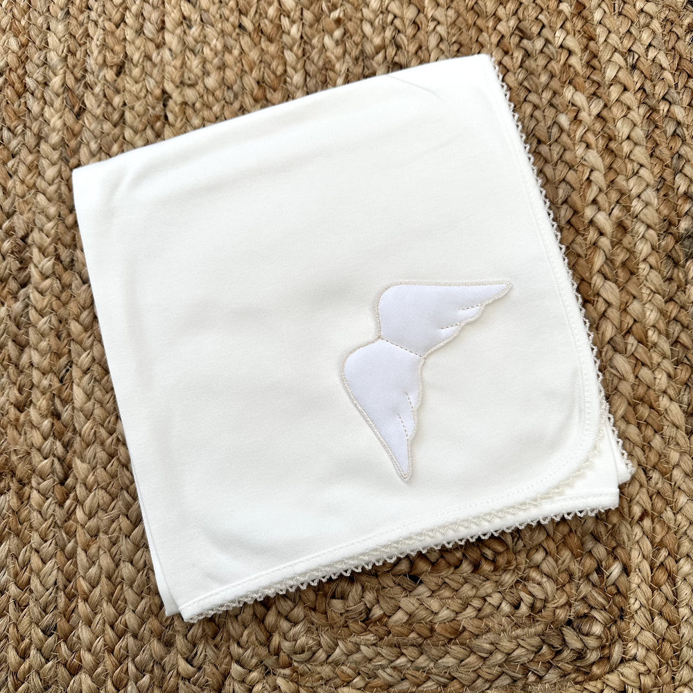Baby Gi Cream Angel Wings Muslin Blanket – The Wardrobe Childrens Boutique