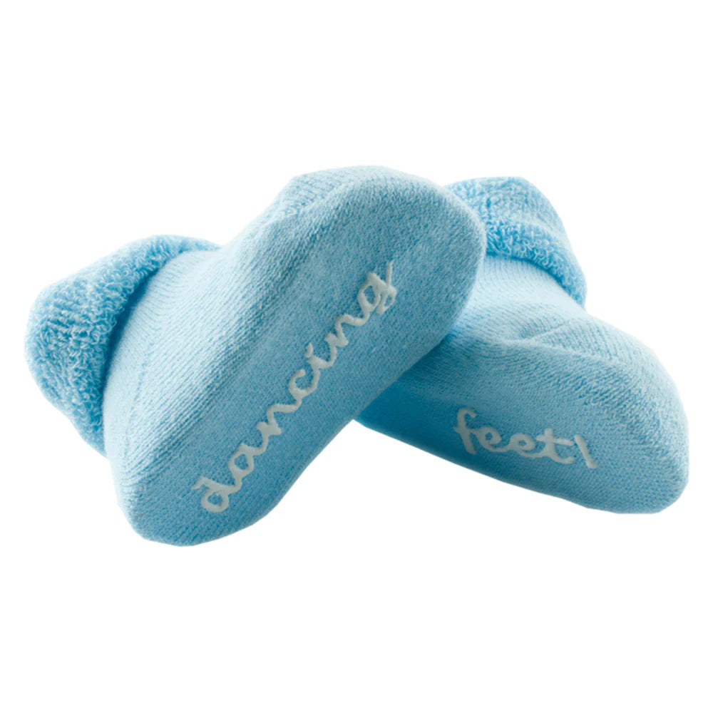 Bam Bam Dancing Feet Blue Socks