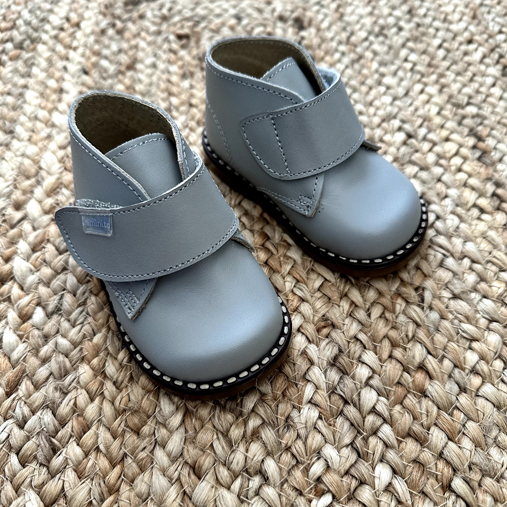 Caminito Boys Grey Leather Boots