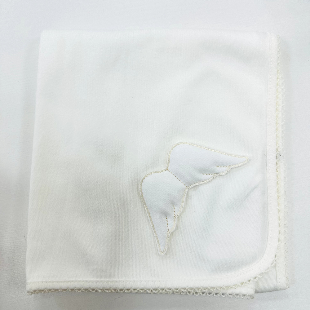 Baby Gi Cream Angel Wings Muslin Blanket