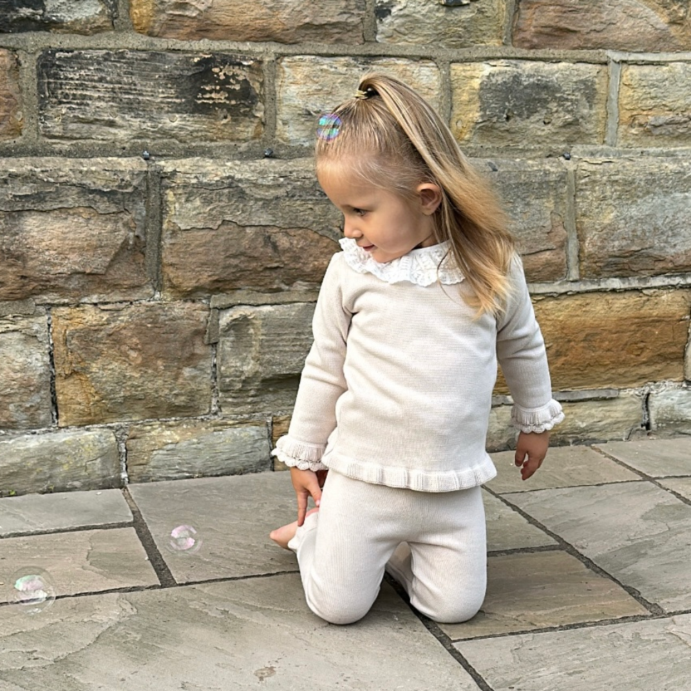 Exclusive Beige Artesania Granlei Valentina Tracksuit