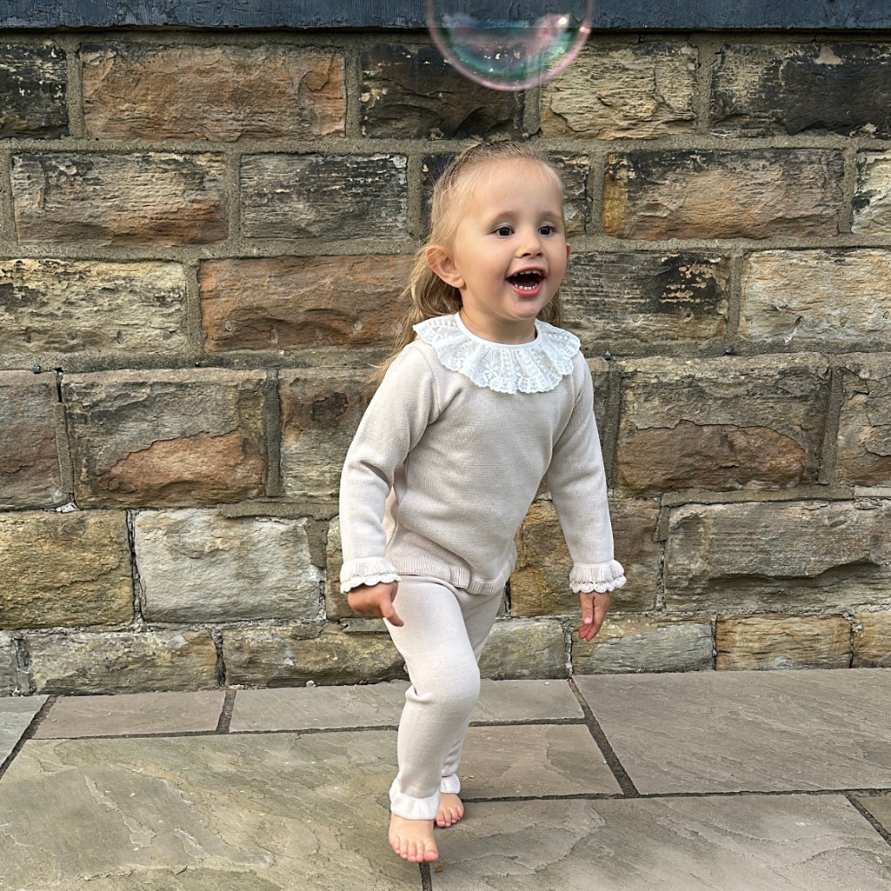 Exclusive Beige Artesania Granlei Valentina Tracksuit