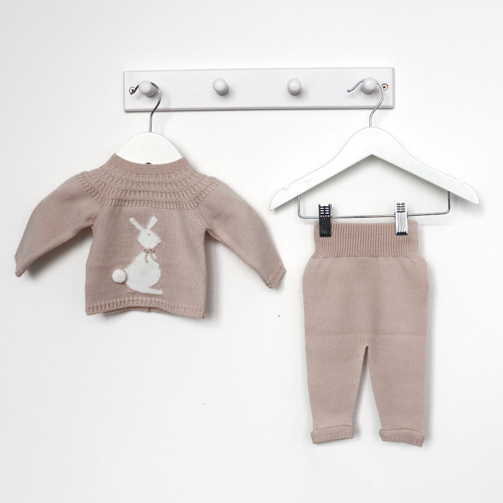 Artesania Granlei Bunny Sand Knitted 2 Piece Set