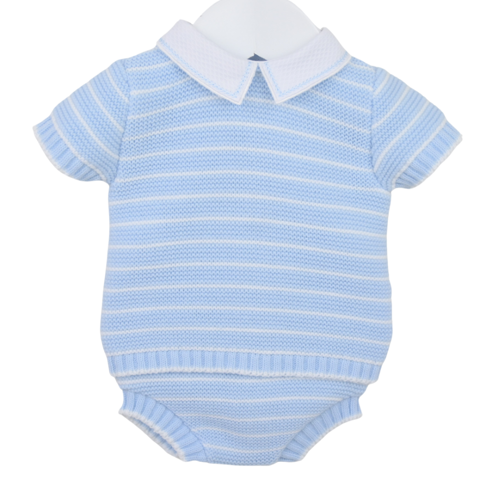 Pex Boys Blue & White Jam Pant Set