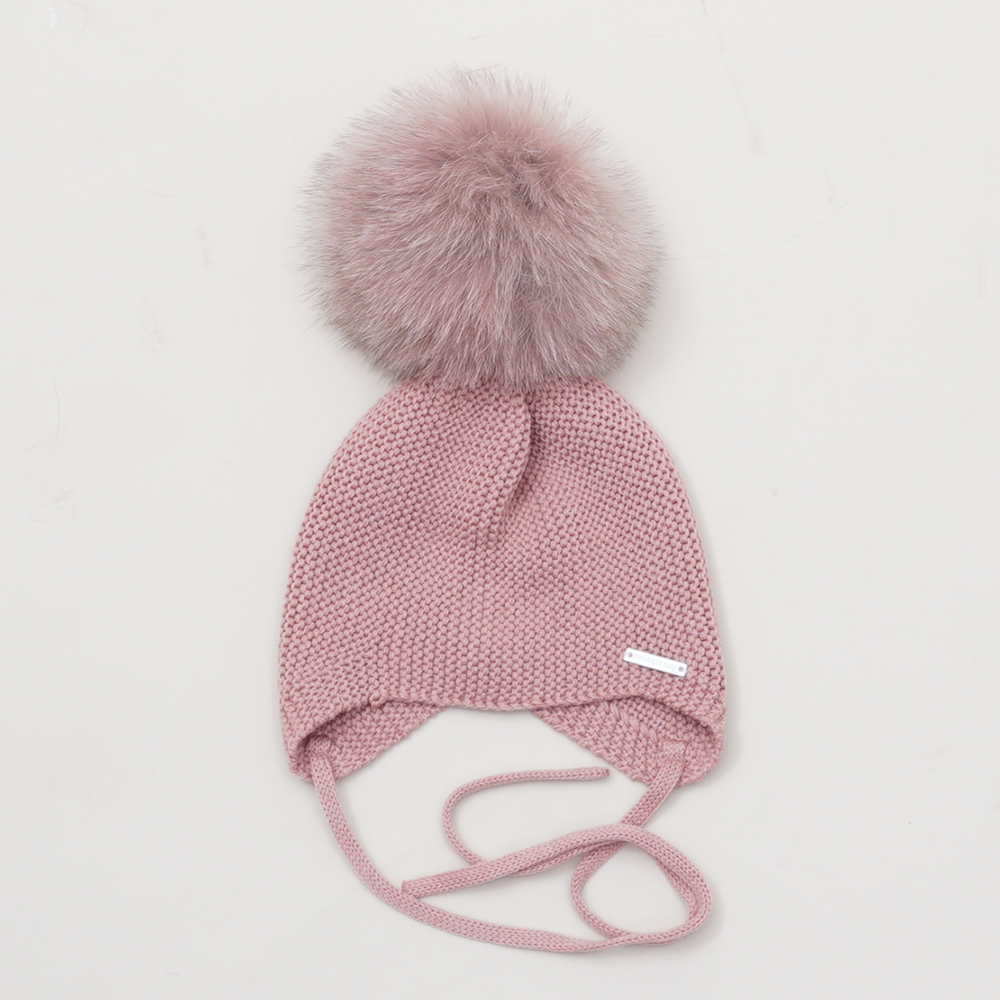 Pangasa Fur Tie Hat rose