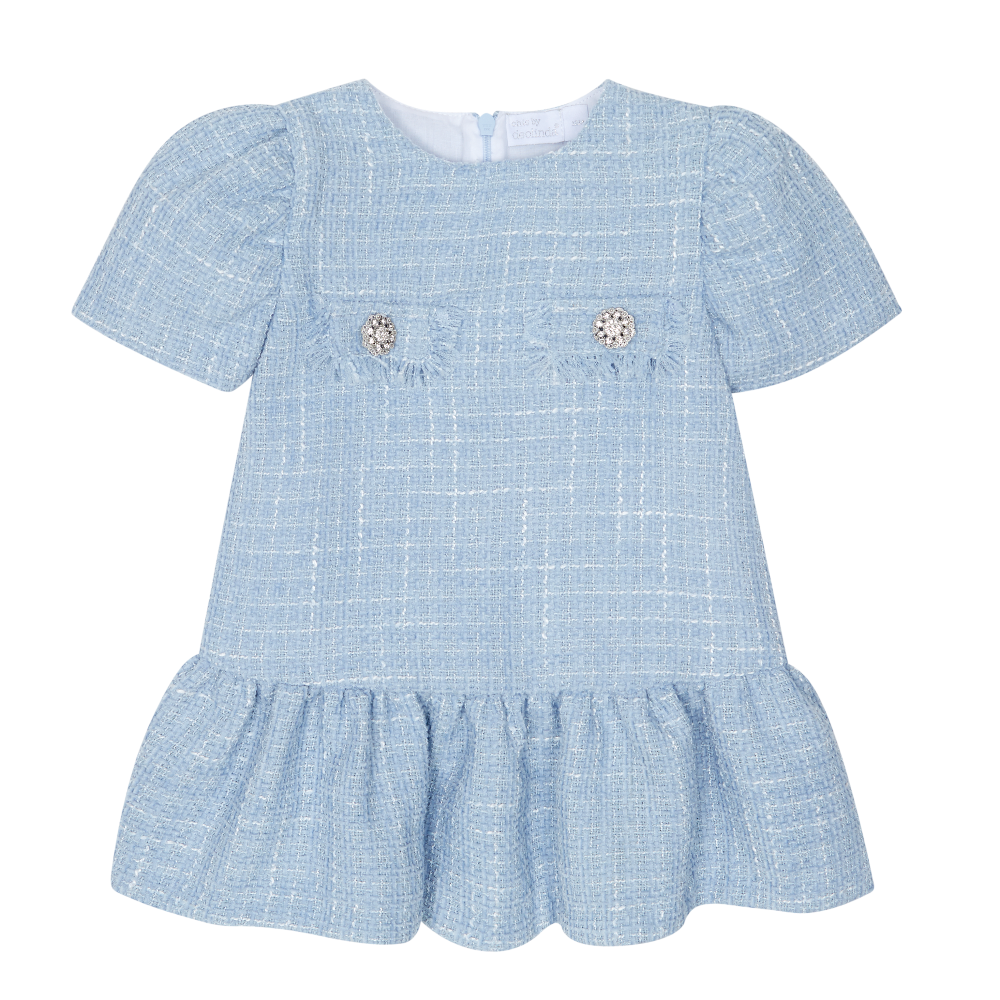 New In Deolinda Blue "Chanel" Girls Dress