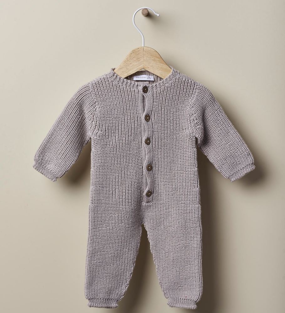 AW Wedoble Beige Knitted Onesie - Main Image