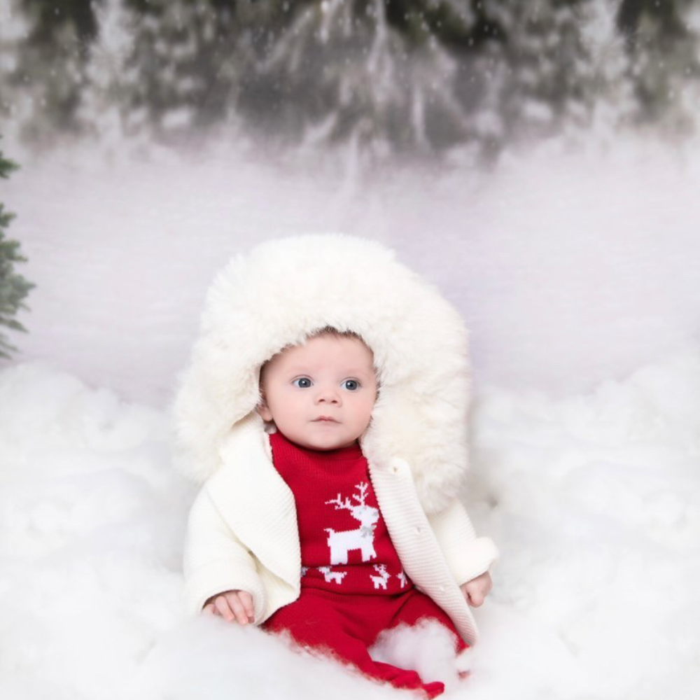 Dandelion Red Reindeer 2 Piece Knitted Outfit