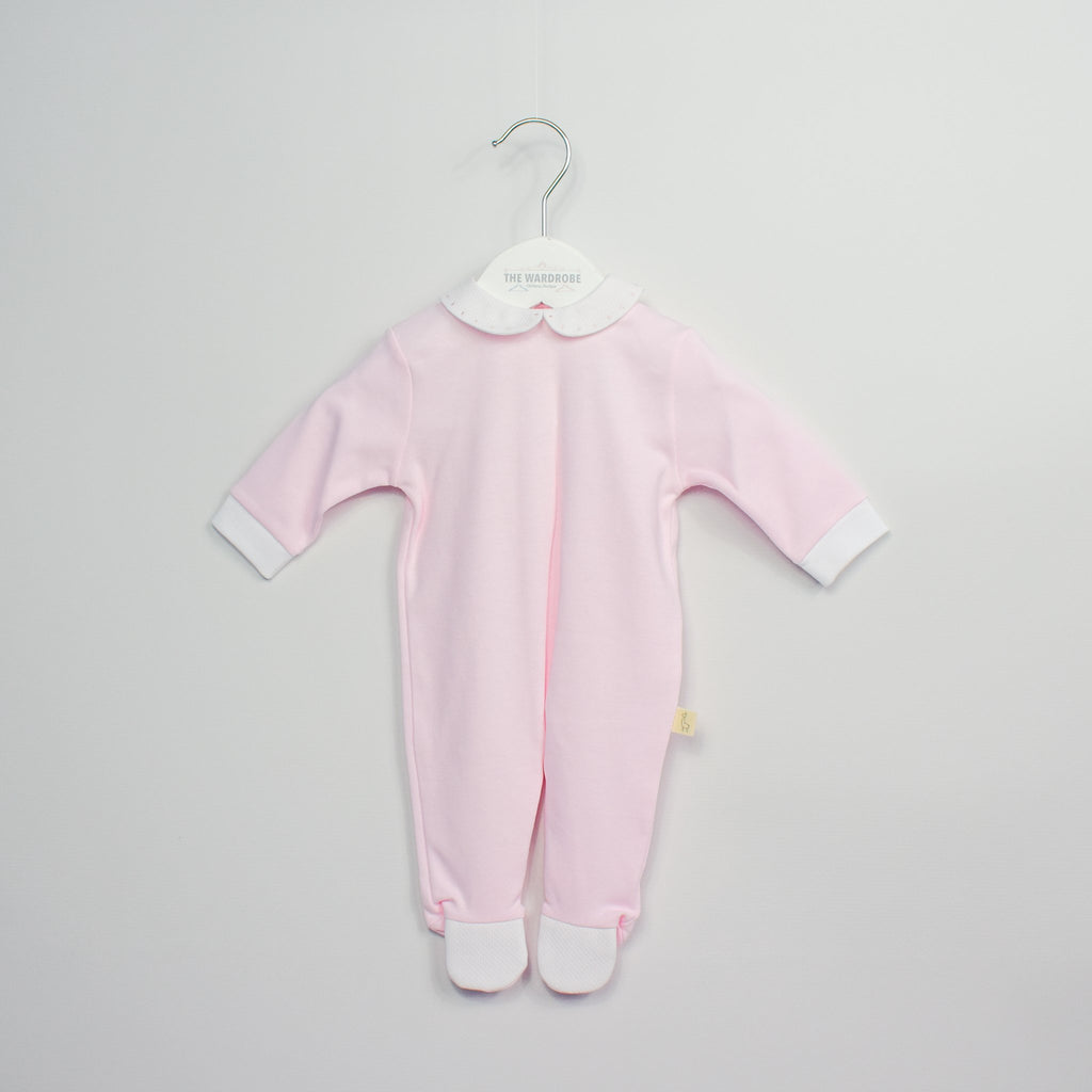 Baby Gi Luxurious Pink Sleepsuit