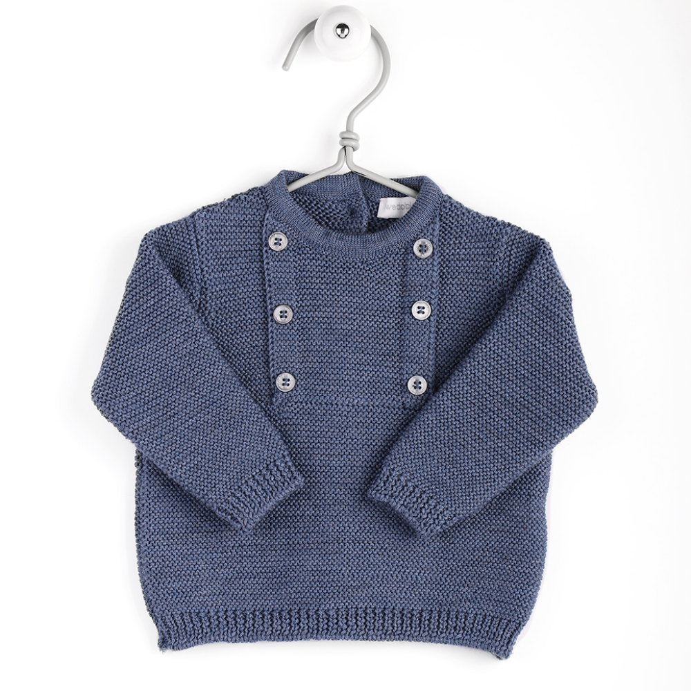 Wedoble Blue Knitted Sweater