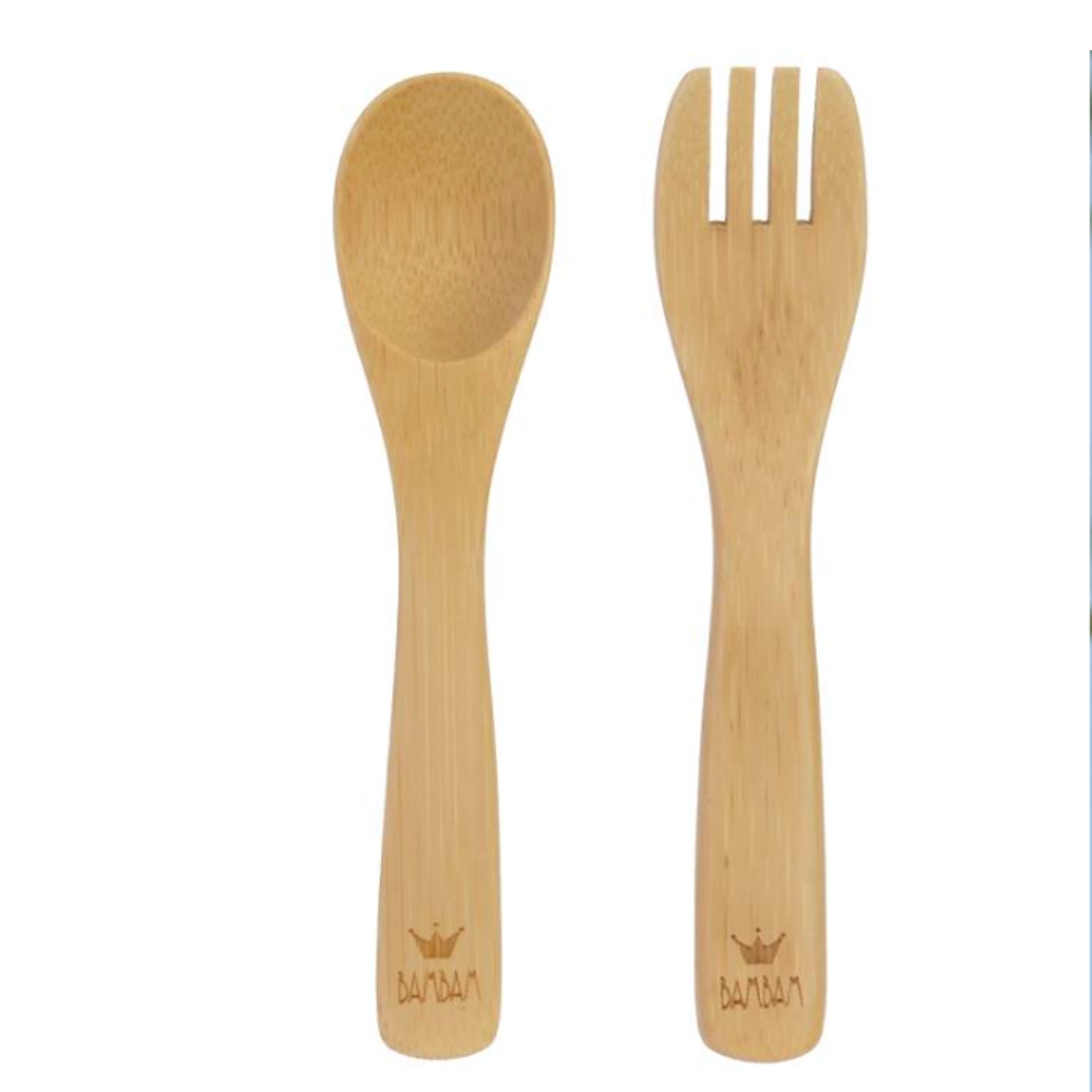 Bam Bam Bamboo Spoon & Fork Set