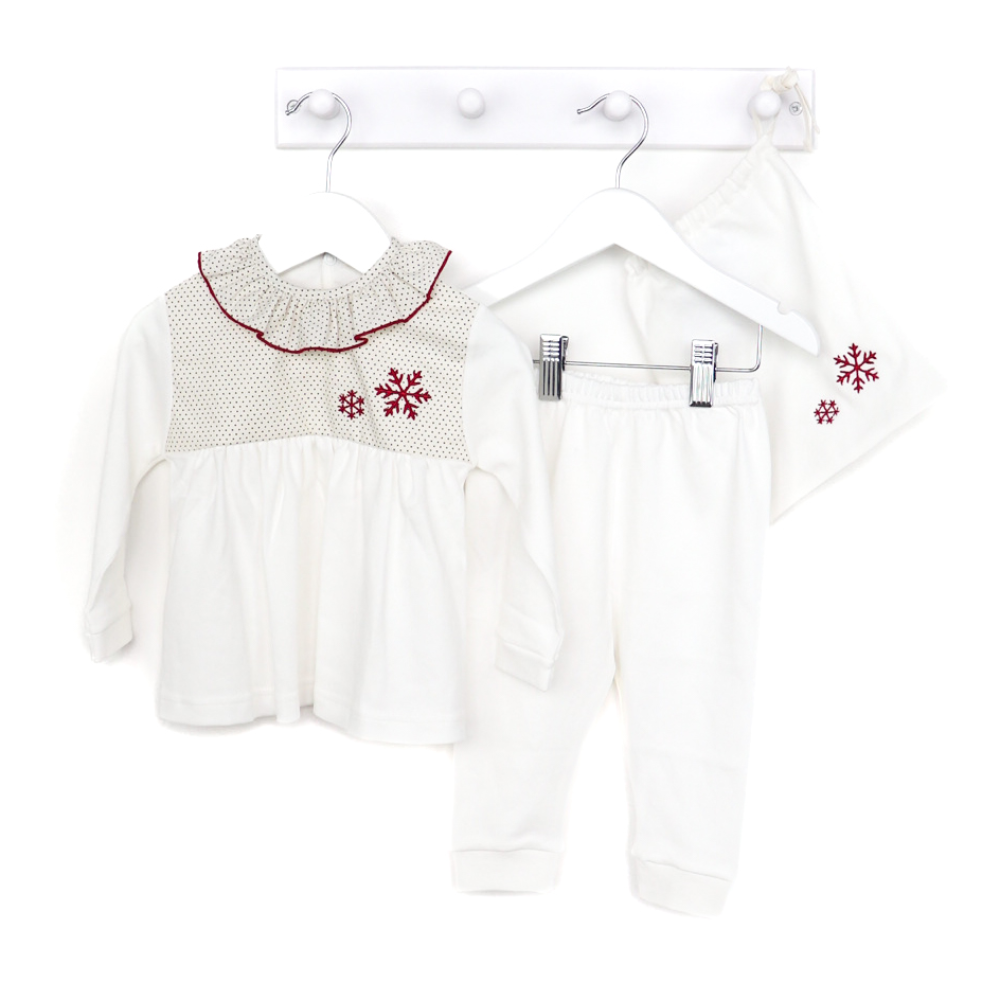 Baby Gi Girls Christmas Snowflake Pyjamas – The Wardrobe Childrens Boutique