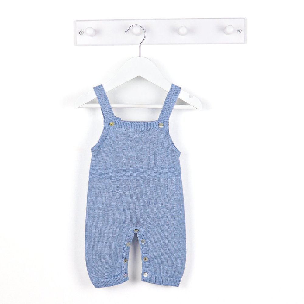 Dandelion Blue Knitted Dungarees
