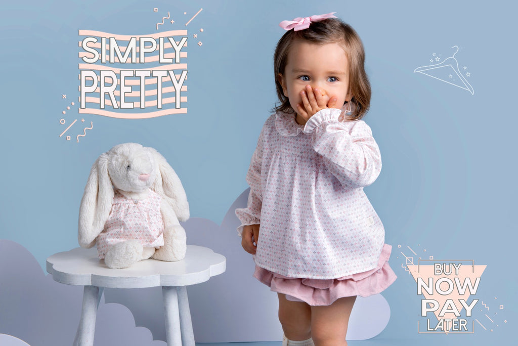 Baby Gi Emily Pink Bloomers & Clover Print Top