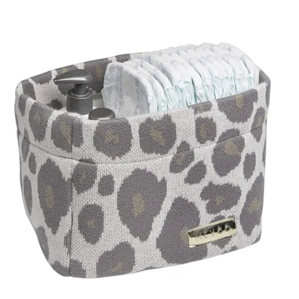 Meyco Small Dresser Basket in Leopard Print
